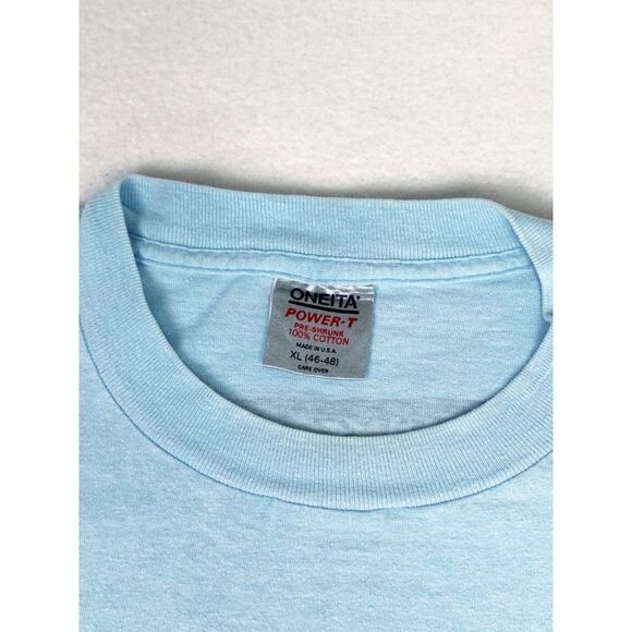 Vintage Maui and Sons T-shirt XL Blue Surf Beach Skate Single Stitch - Picture 5 of 10